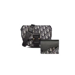 Dior Lady D-Lite bag 1ADPO033YKY_H27E+ Wallet 2ADST012YKY_H27E 2-piece set deals