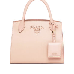 Prada Saffiano Leather Prada Monochrome Bag in Powder Pink