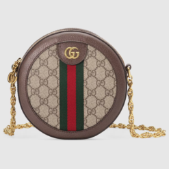 Ophidia GG mini round shoulder bag