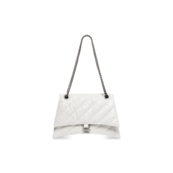 WOMEN'S CRUSH MEDIUM CHAIN BAG QUILTED IN OPTIC WHITE