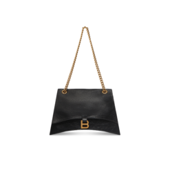 WOMEN'S CRUSH MEDIUM CHAIN BAG IN BLACK