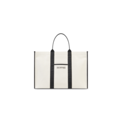 HARDWARE LARGE TOTE BAG IN BEIGE