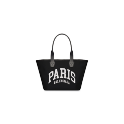 WOMEN'S CITIES PARIS JUMBO SMALL TOTE BAG IN BLACK