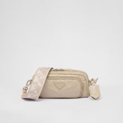 Prada Nappa antique leather multi-pocket shoulder bag - Desert Beige