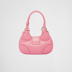 Prada Moon padded nappa-leather bag - Geranium Pink