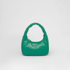 Prada Soft padded nappa leather mini-bag - Mango