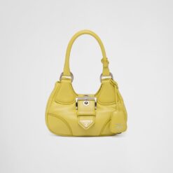 Prada Moon padded nappa-leather bag -Citron Green