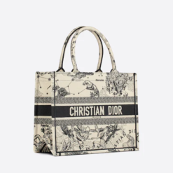 MEDIUM DIOR BOOK TOTE Latte Dior Zodiac Embroidery (36 x 27.5 x 16.5 cm)