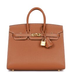 Hermès Birkin Sellier 25 Gold Epsom Gold Hardware