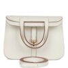 Hermès Halzan 25 White Evercolor Gold Hardware
