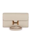 Hermès Constance Wallet To Go Beton Evercolor Gold Hardware