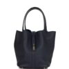 Hermès Picotin Lock 18 Bleu Nuit Clemence and Matte Alligator Touch Palladium Hardware