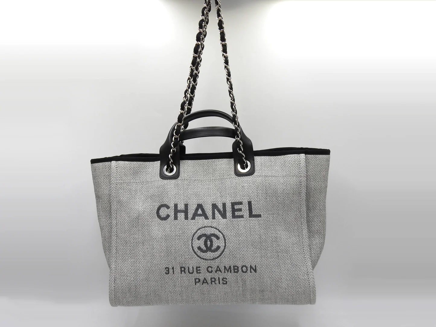 Chanel Deauville Tote Raffia Small photo review